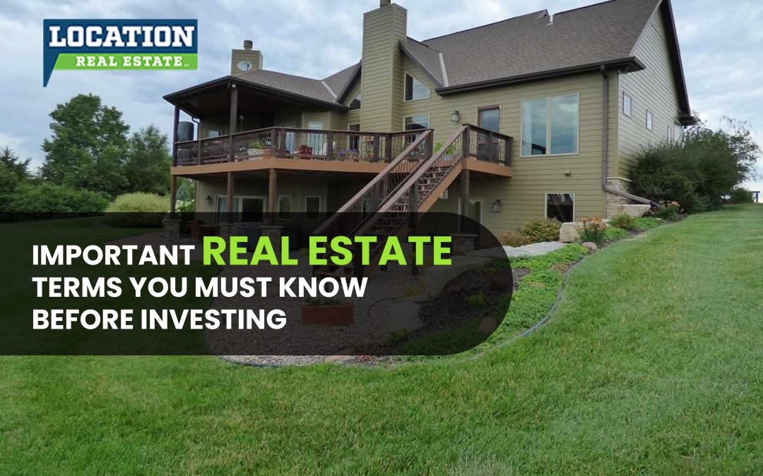 Important real estate terms you must know before investing